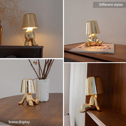 Little Golden Philosopher Lamp