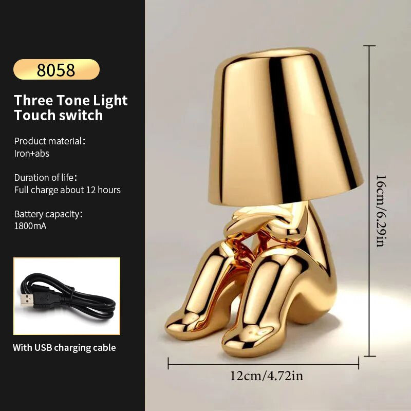 Little Golden Philosopher Lamp